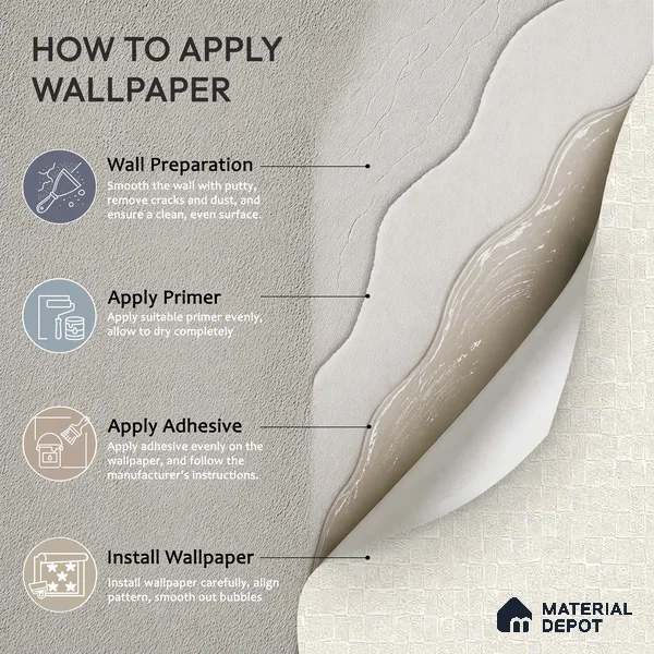 12170 | 5 Meter x 42 Inches Texture Look Wallpaper - 57.41 Sq. Ft. | Minimum 15% wastage during installation
