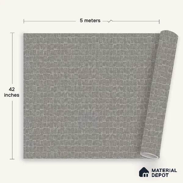 12171 | 5 Meter x 42 Inches Texture Look Wallpaper - 57.41 Sq. Ft. | Minimum 15% wastage during installation