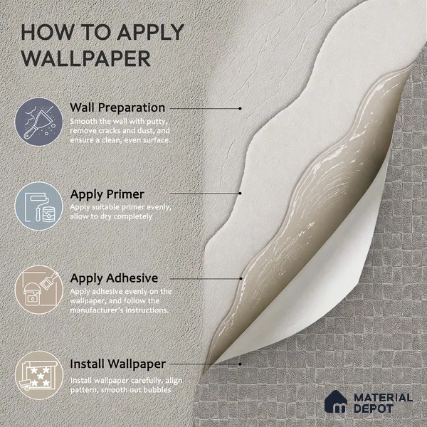 12171 | 5 Meter x 42 Inches Texture Look Wallpaper - 57.41 Sq. Ft. | Minimum 15% wastage during installation