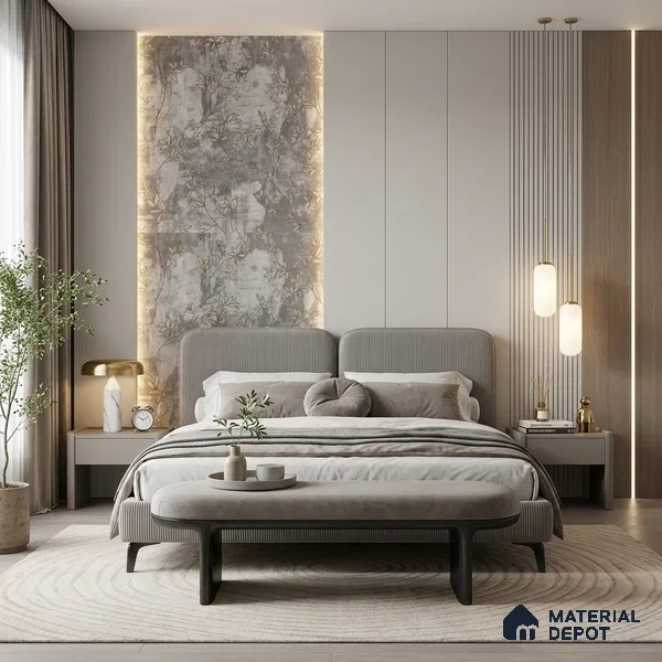 1319 | 10 Meter x 21 Inches Florals Look Wallpaper - 57.41 Sq. Ft. | Minimum 15% wastage during installation