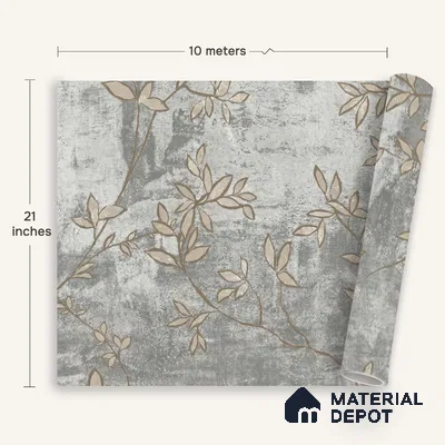 1319 | 10 Meter x 21 Inches Florals Look Wallpaper - 57.41 Sq. Ft. | Minimum 15% wastage during installation