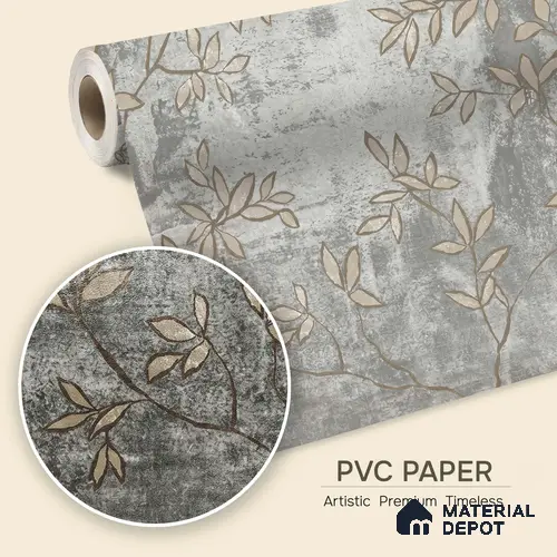 1319 | 10 Meter x 21 Inches Florals Look Wallpaper - 57.41 Sq. Ft. | Minimum 15% wastage during installation