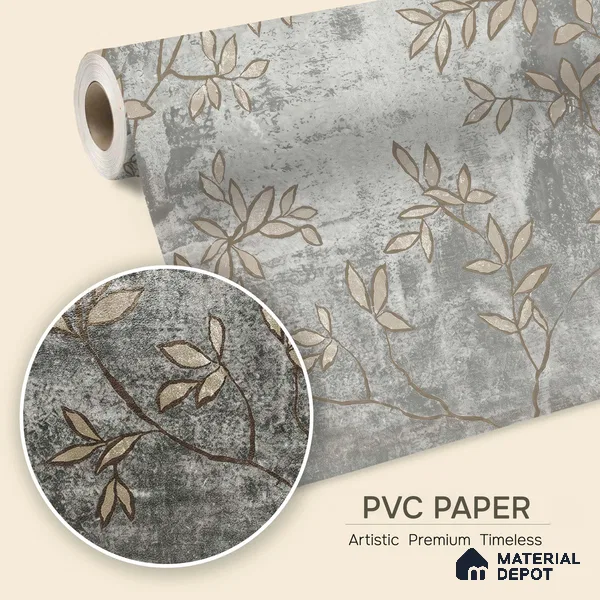 1319 | 10 Meter x 21 Inches Florals Look Wallpaper - 57.41 Sq. Ft. | Minimum 15% wastage during installation