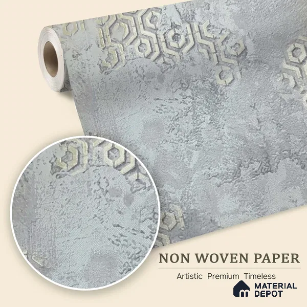 MH 217 | 10 Meter x 21 Inches Texture Look Wallpaper - 57.37 Sq. Ft. | Minimum 15% wastage during installation