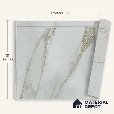 MH 246 | 10 Meter x 21 Inches Texture Look Wallpaper - 57.37 Sq. Ft. | Minimum 15% wastage during installation