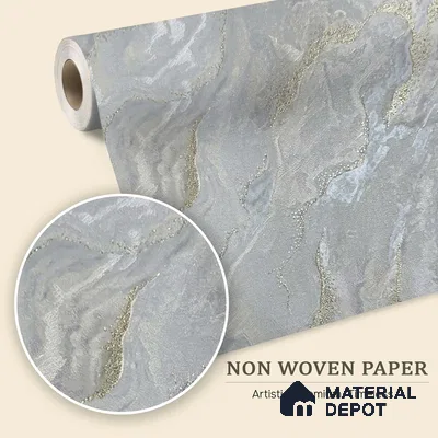 MH 257 | 10 Meter x 21 Inches Marble Look Wallpaper - 57.37 Sq. Ft.