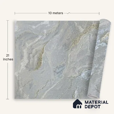 MH 257 | 10 Meter x 21 Inches Marble Look Wallpaper - 57.37 Sq. Ft.