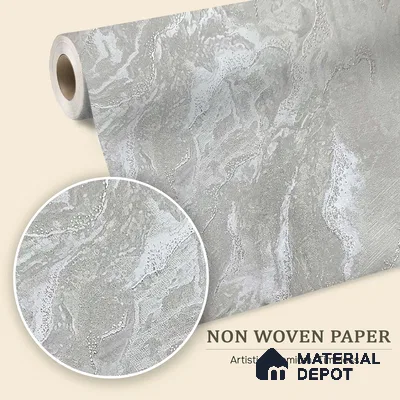 MH 258 | 10 Meter x 21 Inches Marble Look Wallpaper - 57.37 Sq. Ft.