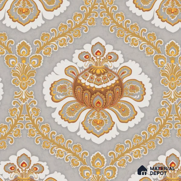 8040 | 10 Meter x 21 Inches Patterned Look Wallpaper - 57.37 Sq. Ft. | Minimum 15% wastage during installation
