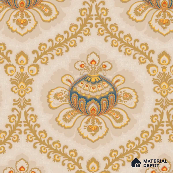 8043 | 10 Meter x 21 Inches Patterned Look Wallpaper - 57.37 Sq. Ft. | Minimum 15% wastage during installation