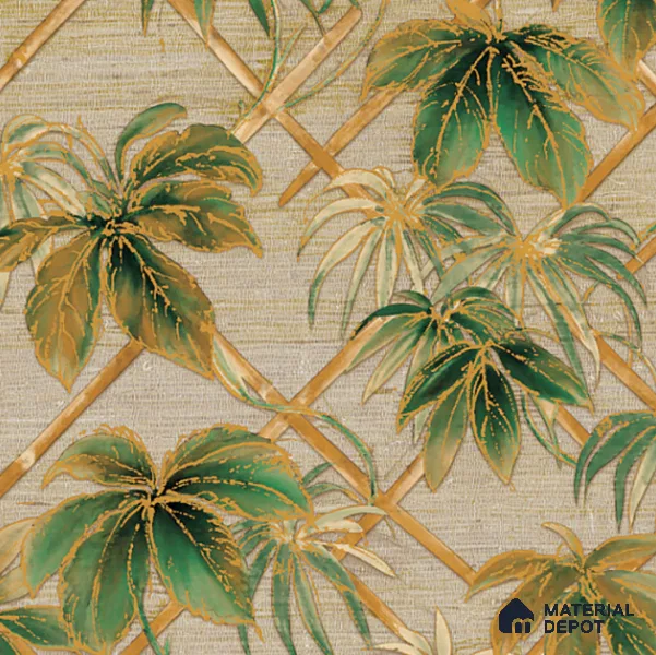 8033 | 10 Meter x 21 Inches Florals Look Wallpaper - 57.37 Sq. Ft. | Minimum 15% wastage during installation