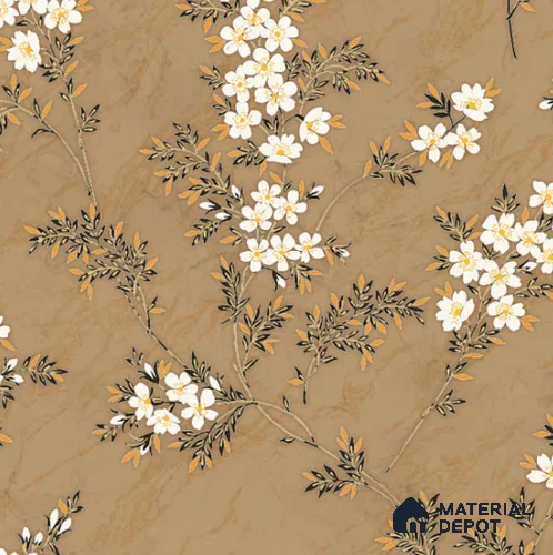 8049 | 10 Meter x 21 Inches Florals Look Wallpaper - 57.37 Sq. Ft. | Minimum 15% wastage during installation