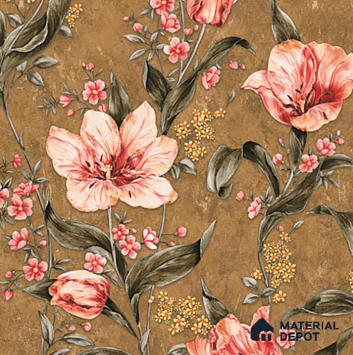 8024 | 10 Meter x 21 Inches Florals Look Wallpaper - 57.37 Sq. Ft. | Minimum 15% wastage during installation