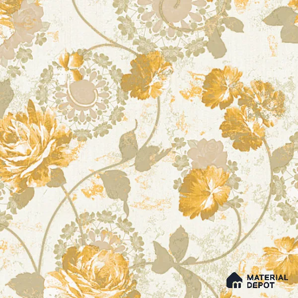 8062 | 10 Meter x 21 Inches Florals Look Wallpaper - 57.37 Sq. Ft. | Minimum 15% wastage during installation