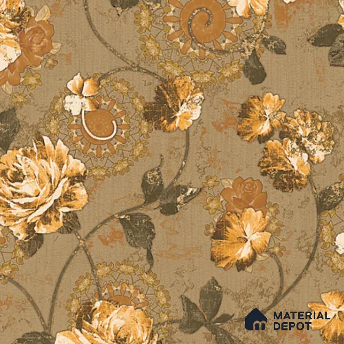 8064 | 10 Meter x 21 Inches Florals Look Wallpaper - 57.37 Sq. Ft. | Minimum 15% wastage during installation