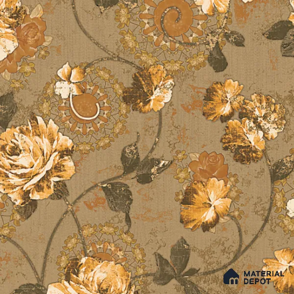 8064 | 10 Meter x 21 Inches Florals Look Wallpaper - 57.37 Sq. Ft. | Minimum 15% wastage during installation
