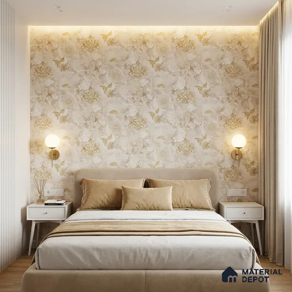 MH 275 | 10 Meter x 21 Inches Texture Look Wallpaper - 57.37 Sq. Ft. | Minimum 15% wastage during installation