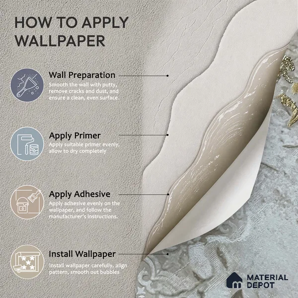 MH 275 | 10 Meter x 21 Inches Texture Look Wallpaper - 57.37 Sq. Ft. | Minimum 15% wastage during installation