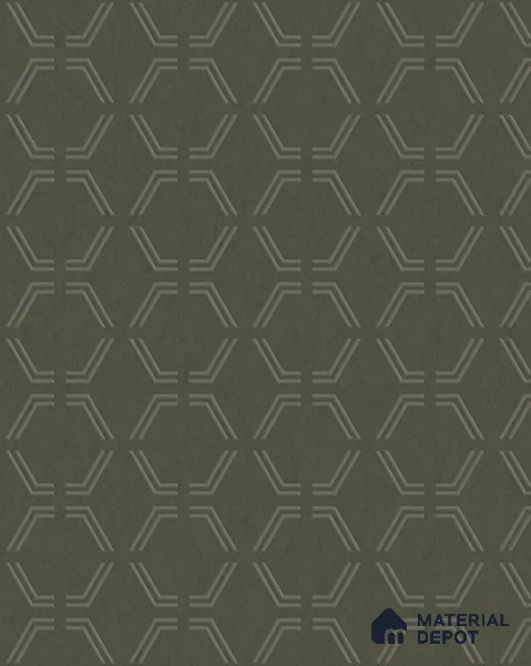 41063 | Green Hexagon Lattice Geometric Wallpaper - 10 Meter x 21 Inches, 57.37 Sq. Ft. (Min. 15% Wastage)