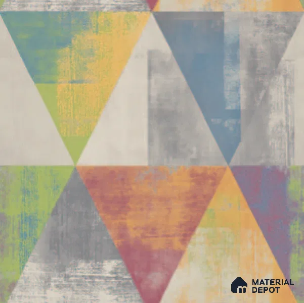 HC222-37 | 10 Meter x 21 Inches Geometric Look Wallpaper - 57.37 Sq. Ft. | Minimum 15% wastage during installation