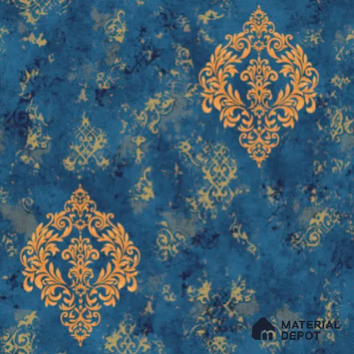 HC222-53 | 10 Meter x 21 Inches Damask Look Wallpaper - 57.37 Sq. Ft. | Minimum 15% wastage during installation