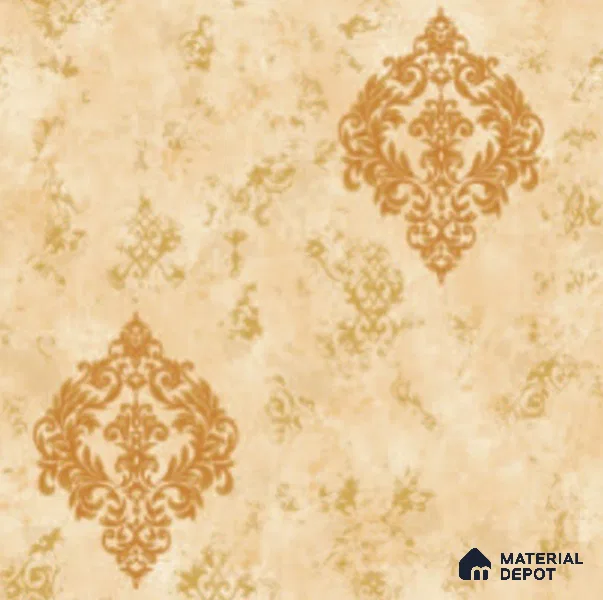 HC222-51 | 10 Meter x 21 Inches Damask Look Wallpaper - 57.37 Sq. Ft. | Minimum 15% wastage during installation