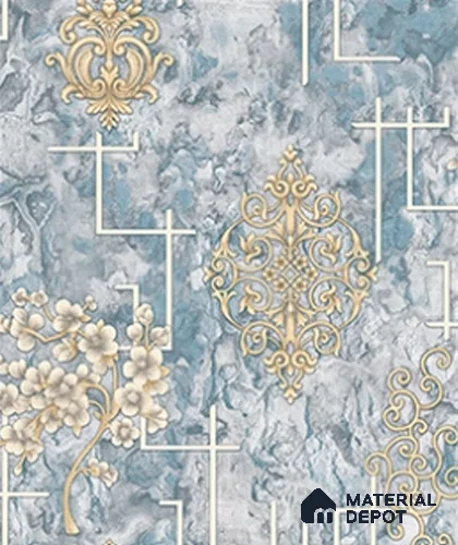WK120-34 | 10 Meter x 21 Inches Patterned Look Wallpaper - 57.41 Sq. Ft. | Minimum 15% wastage during installation