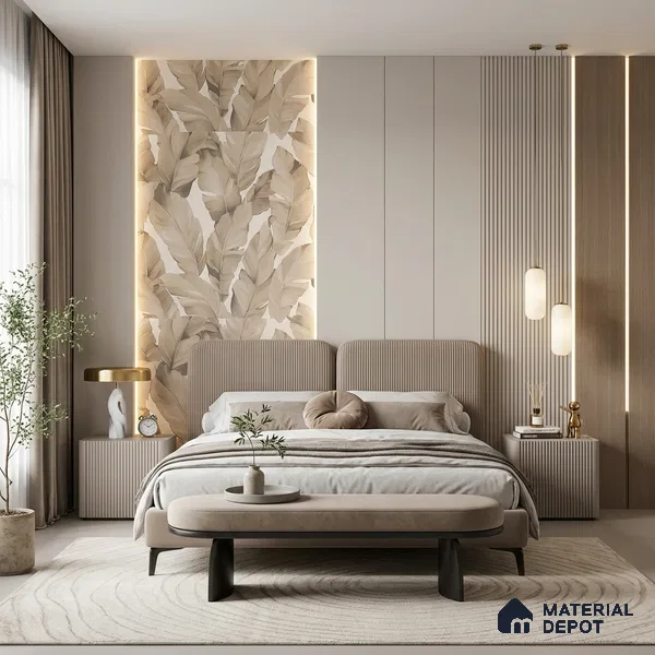 1362 | 10 Meter x 21 Inches Florals Look Wallpaper - 57.41 Sq. Ft. | Minimum 15% wastage during installation