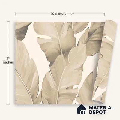 1362 | 10 Meter x 21 Inches Florals Look Wallpaper - 57.41 Sq. Ft. | Minimum 15% wastage during installation