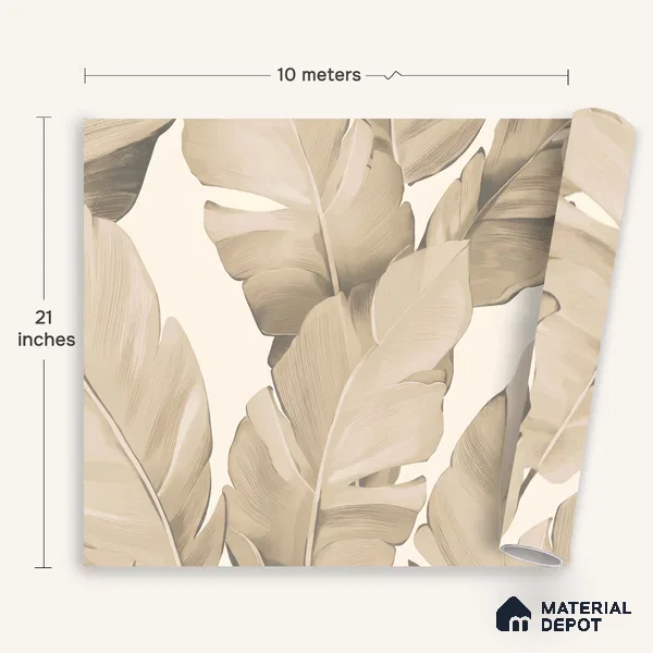 1362 | 10 Meter x 21 Inches Florals Look Wallpaper - 57.41 Sq. Ft. | Minimum 15% wastage during installation