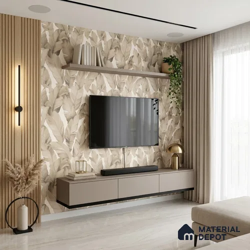 1362 | 10 Meter x 21 Inches Florals Look Wallpaper - 57.41 Sq. Ft. | Minimum 15% wastage during installation