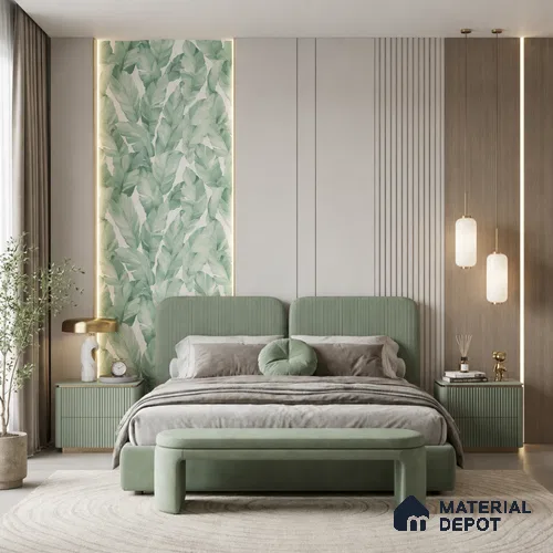 1363 | 10 Meter x 21 Inches Florals Look Wallpaper - 57.41 Sq. Ft. | Minimum 15% wastage during installation
