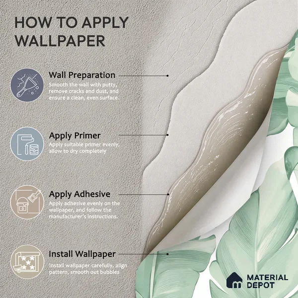 1363 | 10 Meter x 21 Inches Florals Look Wallpaper - 57.41 Sq. Ft. | Minimum 15% wastage during installation