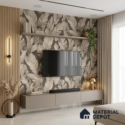 1364 | 10 Meter x 21 Inches Florals Look Wallpaper - 57.41 Sq. Ft. | Minimum 15% wastage during installation