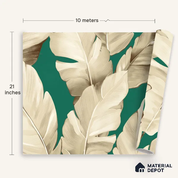 1365 | 10 Meter x 21 Inches Florals Look Wallpaper - 57.41 Sq. Ft. | Minimum 15% wastage during installation