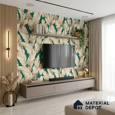 1365 | 10 Meter x 21 Inches Florals Look Wallpaper - 57.41 Sq. Ft. | Minimum 15% wastage during installation