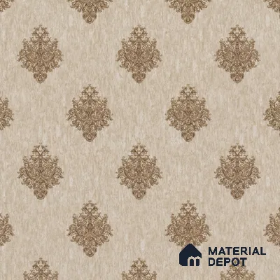 1306 | 10 Meter x 21 Inches Damask Look Wallpaper - 57.41 Sq. Ft. | Minimum 15% wastage during installation