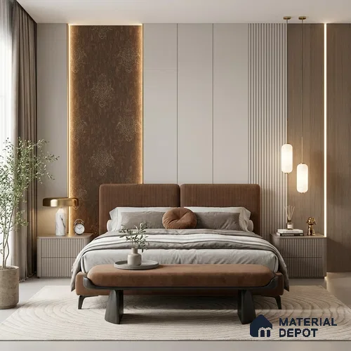 1307 | 10 Meter x 21 Inches Damask Look Wallpaper - 57.41 Sq. Ft. | Minimum 15% wastage during installation