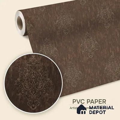 1307 | 10 Meter x 21 Inches Damask Look Wallpaper - 57.41 Sq. Ft. | Minimum 15% wastage during installation