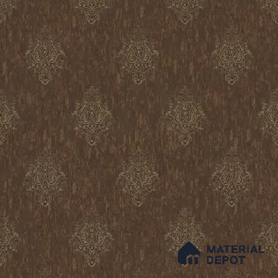 1307 | 10 Meter x 21 Inches Damask Look Wallpaper - 57.41 Sq. Ft. | Minimum 15% wastage during installation
