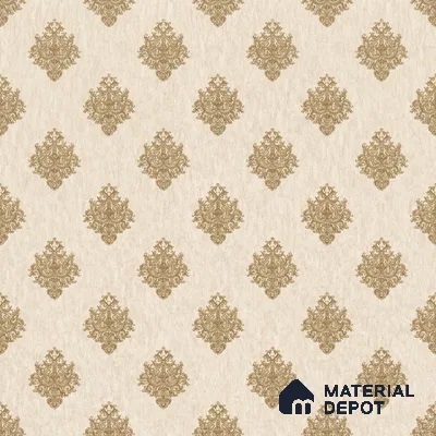 1308 | 10 Meter x 21 Inches Damask Look Wallpaper - 57.41 Sq. Ft. | Minimum 15% wastage during installation