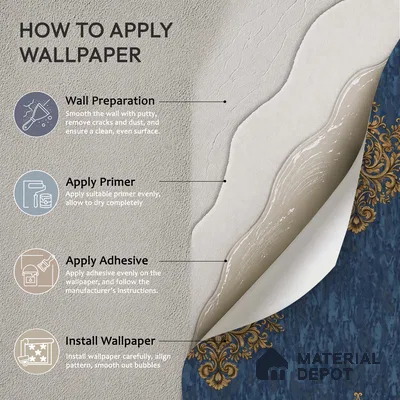1310 | 10 Meter x 21 Inches Damask Look Wallpaper - 57.41 Sq. Ft. | Minimum 15% wastage during installation