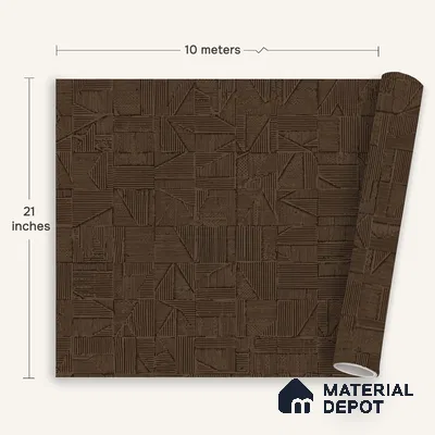 1326 | 10 Meter x 21 Inches Texture Look Wallpaper - 57.41 Sq. Ft. | Minimum 15% wastage during installation