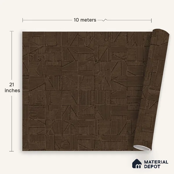 1326 | 10 Meter x 21 Inches Texture Look Wallpaper - 57.41 Sq. Ft. | Minimum 15% wastage during installation