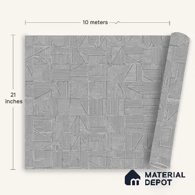 1327 | 10 Meter x 21 Inches Texture Look Wallpaper - 57.41 Sq. Ft. | Minimum 15% wastage during installation