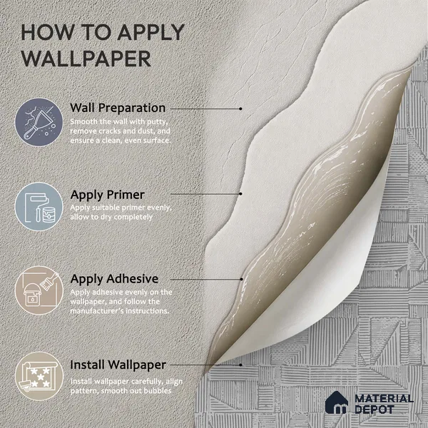 1327 | 10 Meter x 21 Inches Texture Look Wallpaper - 57.41 Sq. Ft. | Minimum 15% wastage during installation