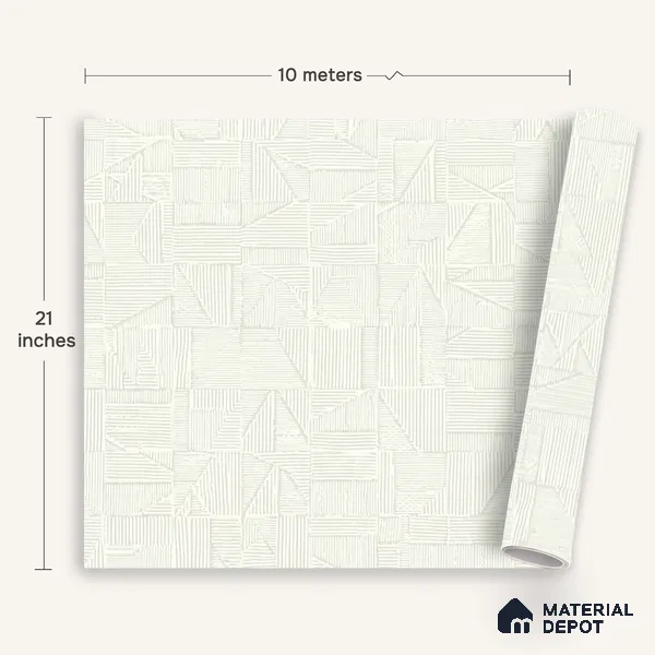 1328 | 10 Meter x 21 Inches Texture Look Wallpaper - 57.41 Sq. Ft. | Minimum 15% wastage during installation