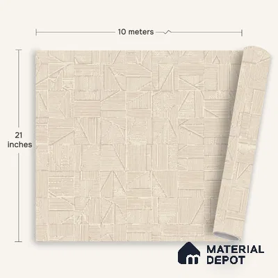 1329 | 10 Meter x 21 Inches Texture Look Wallpaper - 57.41 Sq. Ft. | Minimum 15% wastage during installation