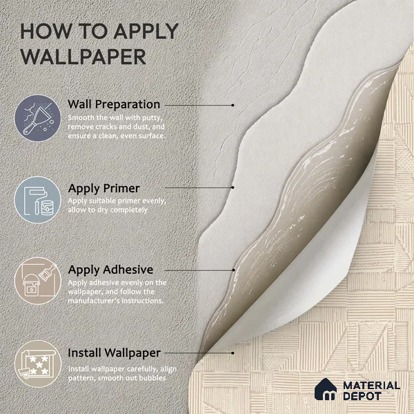 1329 | 10 Meter x 21 Inches Texture Look Wallpaper - 57.41 Sq. Ft. | Minimum 15% wastage during installation