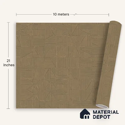 1330 | 10 Meter x 21 Inches Texture Look Wallpaper - 57.41 Sq. Ft. | Minimum 15% wastage during installation
